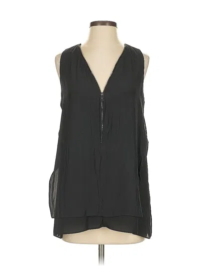Pre-owned Lola And Sophie Sleeveless Blouse In Black