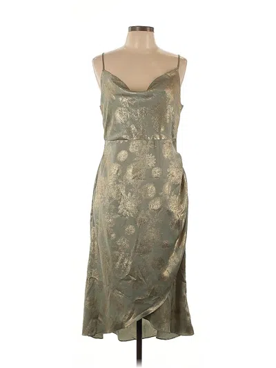 Pre-owned Lulus Cocktail Dress In Silver