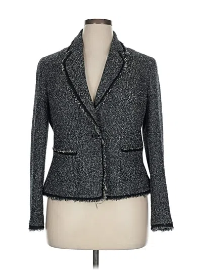 Pre-owned Anne Klein Blazer Jacket In Gray