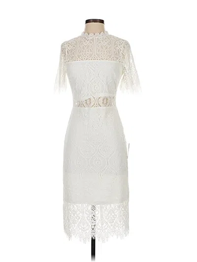 Pre-owned Lulus Cocktail Dress In White
