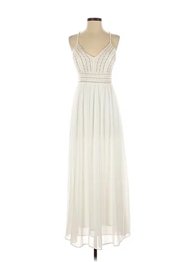 Pre-owned Lulus Cocktail Dress In White