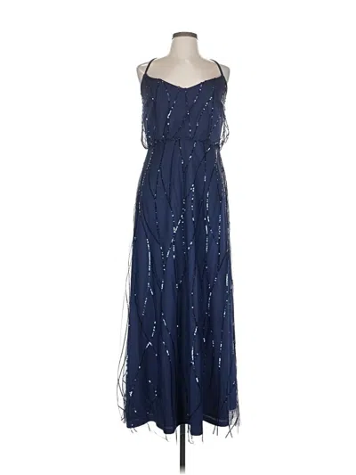 Pre-owned Bill Levkoff Cocktail Dress In Blue