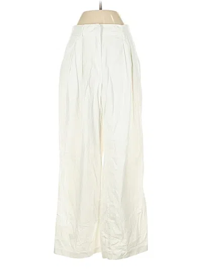Pre-owned Staud Casual Pants In White