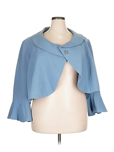 Pre-owned Tahari By Asl Coat In Blue