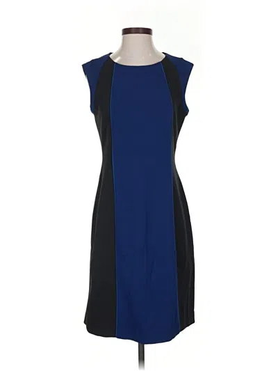 Pre-owned Tahari By Asl Casual Dress In Blue