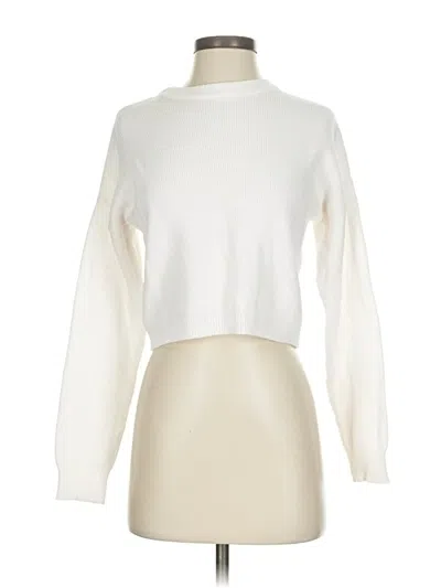 Pre-owned Garage Turtleneck Sweater In White