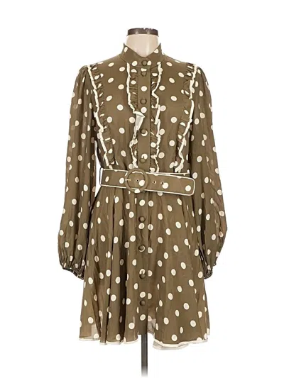 Pre-owned Zimmermann Casual Dress In Green