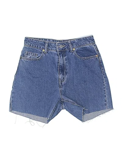 Pre-owned H&m Denim Shorts In Blue