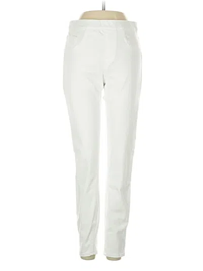 Pre-owned Spanx Jeggings In White