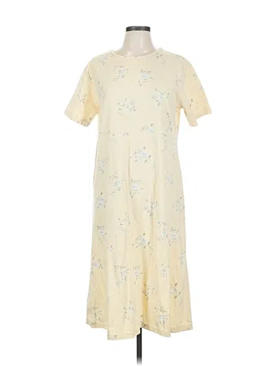 Pre-owned Liz Claiborne Casual Dress In Yellow