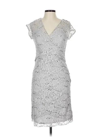 Pre-owned Scarlett Nite Cocktail Dress In Silver