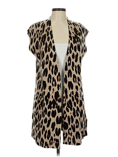 Pre-owned Chico's Cardigan Sweater In Brown