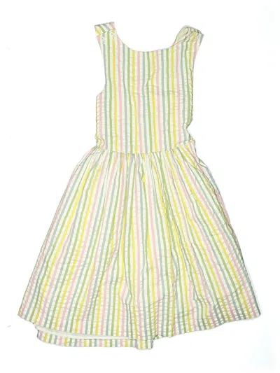 Pre-owned Mini Boden Kids' Dress In Yellow