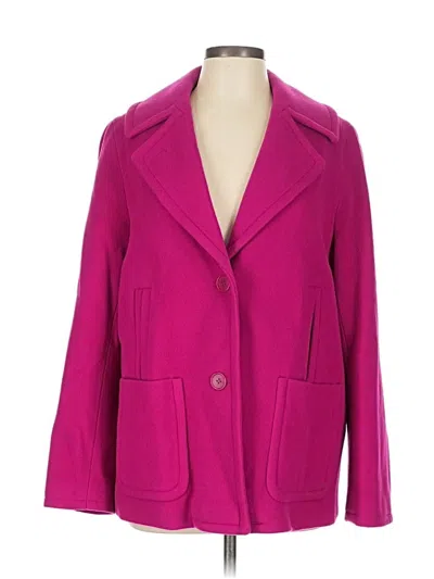 Pre-owned Talbots Wool Blazer Jacket In Pink