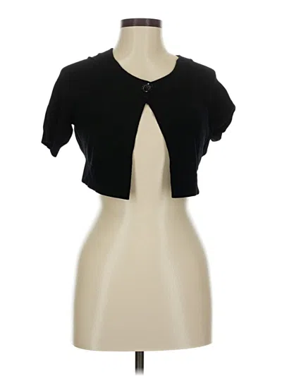 Pre-owned Express Design Studio Cardigan Sweater In Black