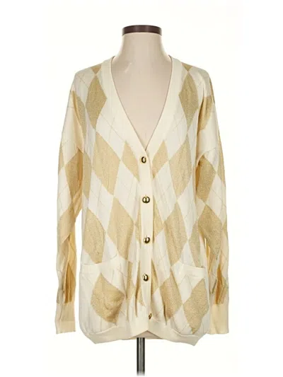 Pre-owned Escada By Margaretha Ley Cardigan Sweater In Gold