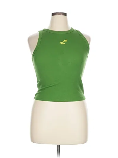 Pre-owned A New Day Sleeveless T-shirt In Green
