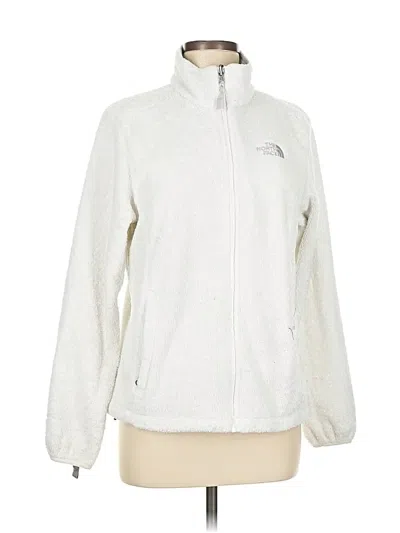 Pre-owned The North Face Fleece Jacket In White