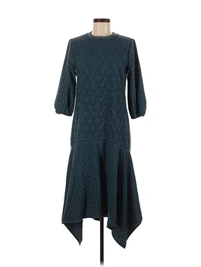 Pre-owned Assorted Brands Casual Dress In Blue