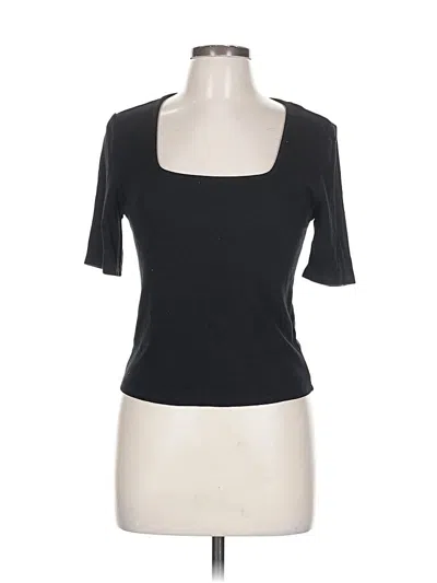 Pre-owned Marine Layer Short Sleeve T-shirt In Black