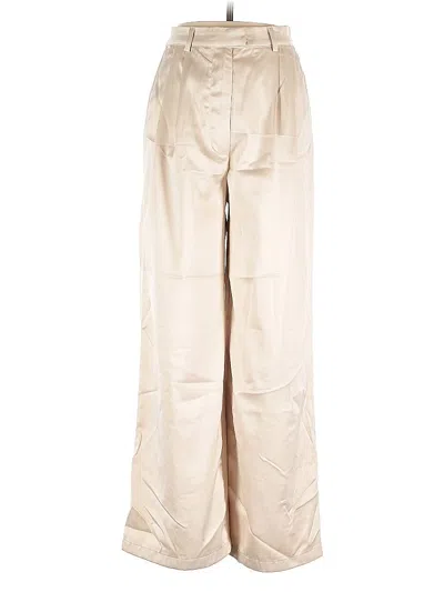 Pre-owned Princess Polly Casual Pants In Gold