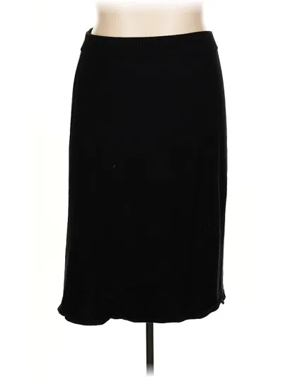 Pre-owned Talbots Casual Skirt In Black