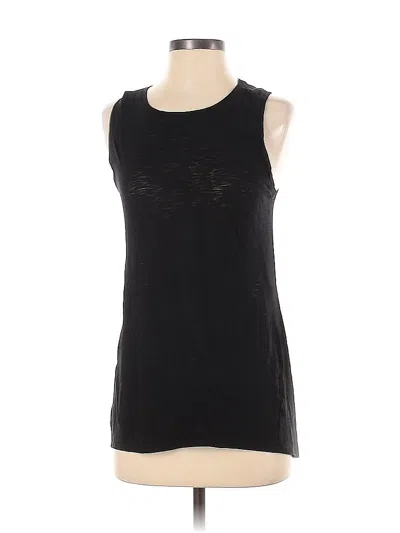 Pre-owned Athleta Sleeveless T-shirt In Black
