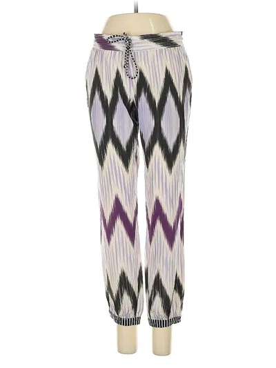 Pre-owned Calypso St Barth Silk Pants In Purple