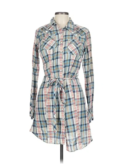 Pre-owned Guess Jeans Casual Dress In Blue