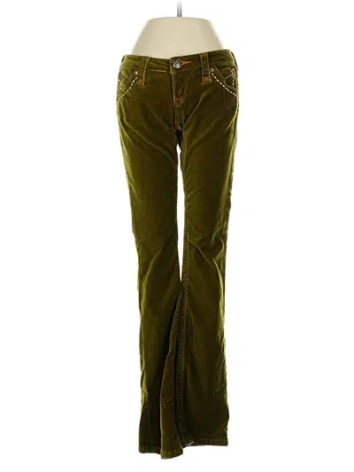 Pre-owned Rock Revival Casual Pants In Green