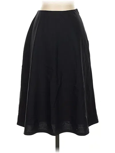 Pre-owned Mm. Lafleur Wool Skirt In Black