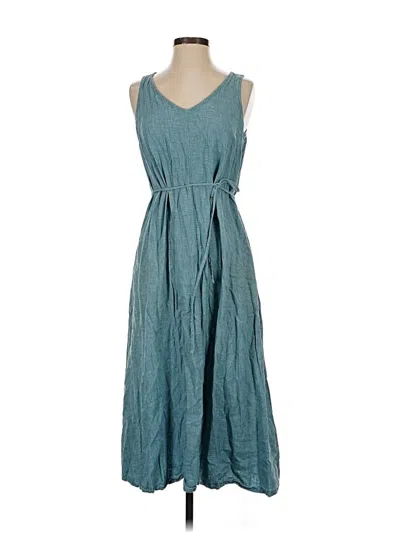 Pre-owned Jjill Casual Dress In Blue