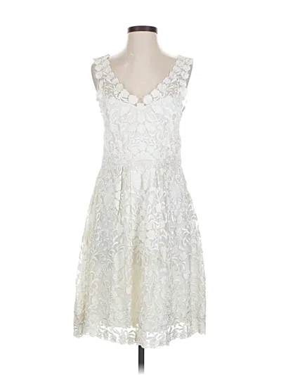 Pre-owned Bhldn Cocktail Dress In White