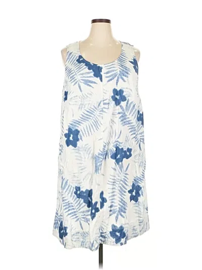 Pre-owned Jjill Casual Dress In Blue