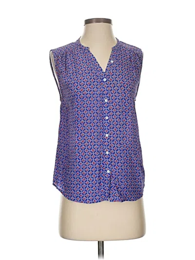 Pre-owned Joie Sleeveless Blouse In Blue
