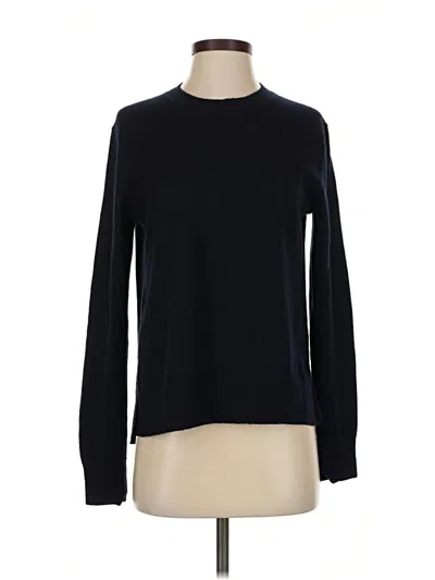 Pre-owned Vince Cashmere Pullover Sweater In Blue