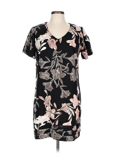 Pre-owned Nicole Miller Casual Dress In Black