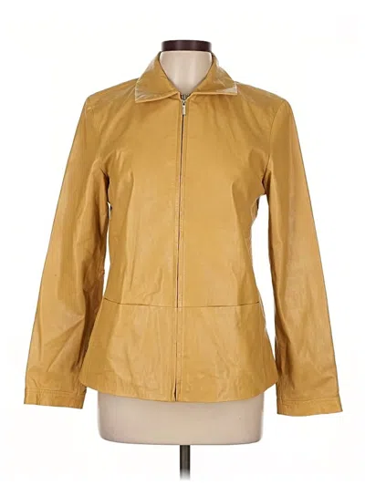 Pre-owned Wilsons Leather Jacket In Yellow