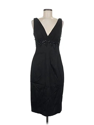 Pre-owned David Meister Cocktail Dress In Black