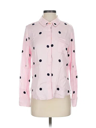 Pre-owned Kate Spade New York Long Sleeve Blouse In Pink