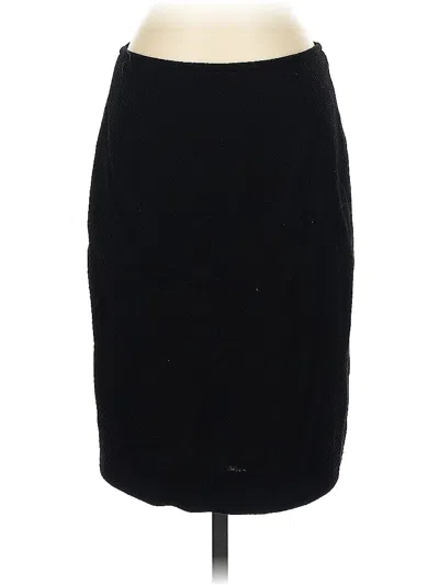 Pre-owned Tahari By Asl Wool Skirt In Black