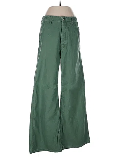 Pre-owned Mother Casual Pants In Green