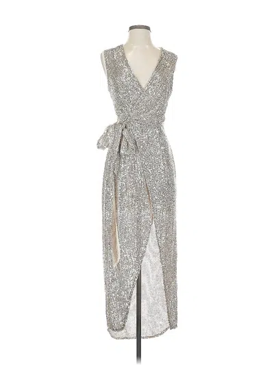 Pre-owned Resa Cocktail Dress In Silver