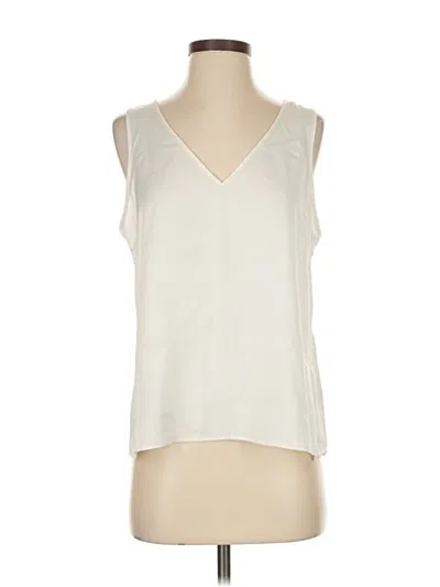 Pre-owned Club Monaco Sleeveless Blouse In White