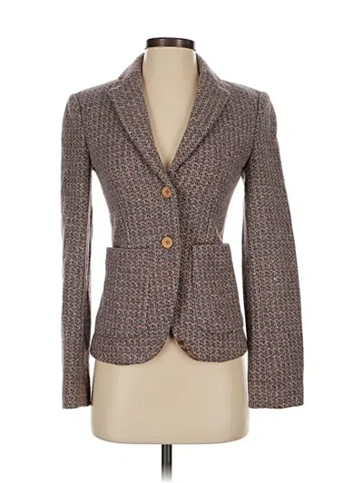 Pre-owned French Connection Blazer Jacket In Brown