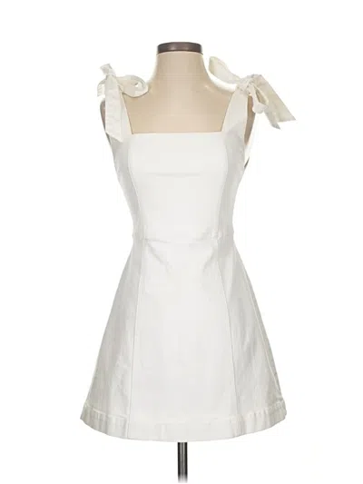 Pre-owned Alice And Olivia Alice + Olivia Cocktail Dress In White