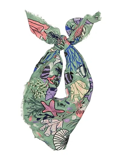 Pre-owned Bimba Y Lola Scarf In Green