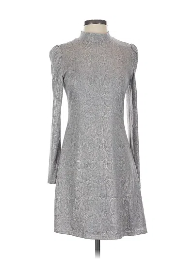 Pre-owned Slate & Willow Casual Dress In Gray