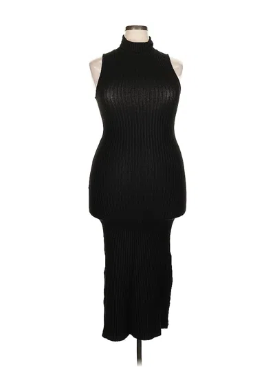 Pre-owned David Lerner Cocktail Dress In Black