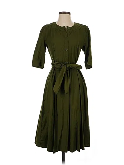 Pre-owned Talbots Casual Dress In Green
